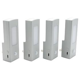 Living Glow 6-in-1 Color-Changing Light with USB Charger 4-pack