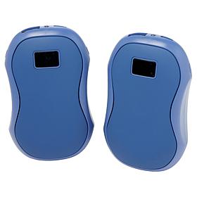 Living Glow Hand Heater Power Bank Flashlight - 2-pack