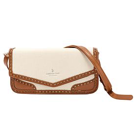 London Fog Everyday Canvas Trim Crossbody Bag