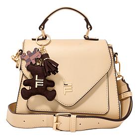 London Fog Lauren Top Handle Shoulder with Bear Charm