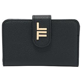 London Fog Slim Pebble Snap Organizer Wallet