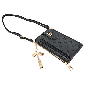 London Fog Wanderlust Logo-Embossed Phone Crossbody Bag