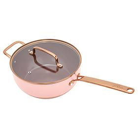 Lorna Maseko 4-Quart Ceramic Nonstick Chef's Pan with Lid