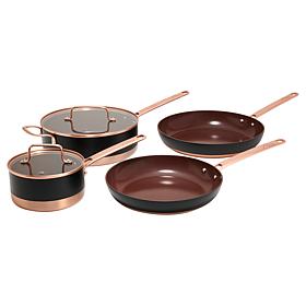 Lorna Maseko Ceramic Nonstick Two-Tone 6-piece Cookware Set