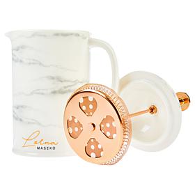 Lorna Maseko Marble Finish Ceramic French Press