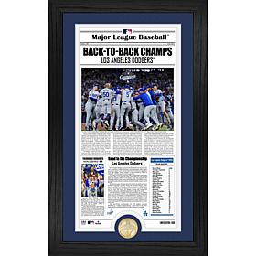 Los Angeles Dodgers 2025 World Series Champions Front Page Frame