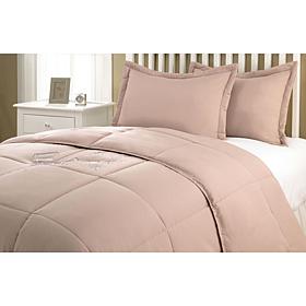 Lotus Home Bacteria Reducing Water/Stain Resistant ComforterSet TwinXL