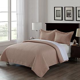 Lotus Home Stayclean Bacteria-Reducing Diamondesque Microfiber Quilt