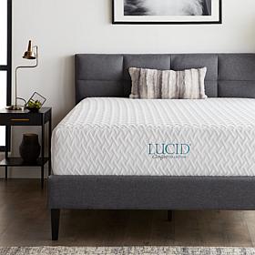 LUCID Comfort Collection 12" Gel Memory Foam Mattress - Queen