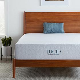 LUCID Comfort Collection 12" Plush Gel Memory Foam Mattress - Twin XL