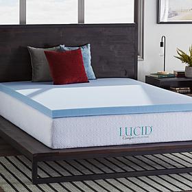 LUCID Comfort Collection 3" Gel Memory Foam Mattress Topper - Twin XL