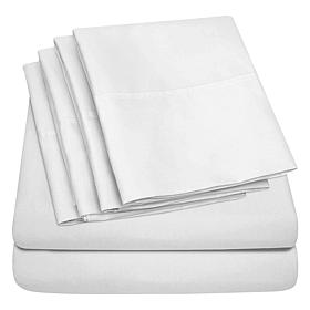 Luxury Home Ultra Soft 6-Piece Microfiber Sheet Set - Full