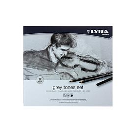 LYRA Rembrandt 25pc. Fine Art Graphite and Sketching Grey Tones