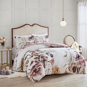 Madison Park Cassandra 3-pc Cotton Duvet Cover Set, Blush - Full/Queen