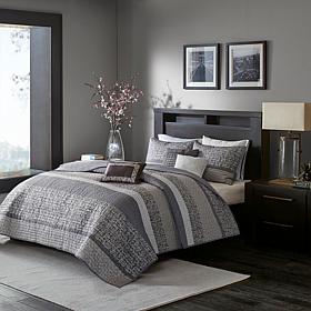 Madison Park Rhapsody 6-Piece Reversible Jacquard Quilt Set