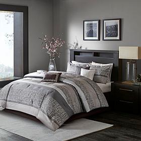 Madison Park Rhapsody 7-Piece Jacquard Comforter Set - Cal King