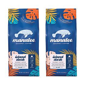 Manatee Coffee 2-pk Island Dark Roast Ground Coffee