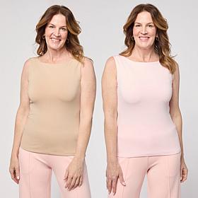 Mark & James by Badgley Mischka 2-pack Boat Neck Tank Top Set