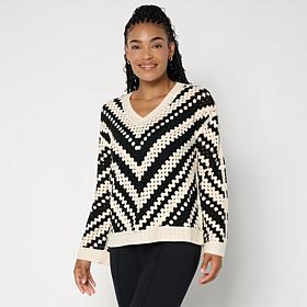 Mark & James by Badgley Mischka Cara Crochet Sweater
