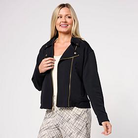 Mark & James by Badgley Mischka Double Closure Moto Jacket