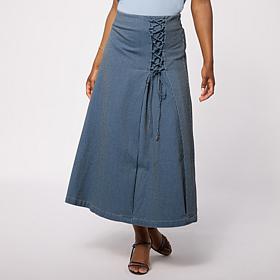 Mark & James by Badgley Mischka High-Waisted A-Line Skirt