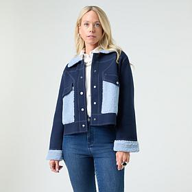 Mark & James by Badgley Mischka Knit Jacquard Jacket