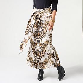 Mark & James by Badgley Mischka Poplin Skirt with Tie