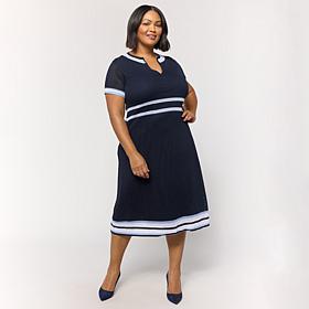 Mark + James by Badgley Mishka Pointelle Sweater Dress