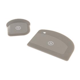 Martha Stewart Flexible Polymer Scraper Set in Gray