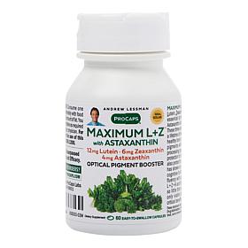 Maximum L + Z with
Astaxanthin - 60 Capsules