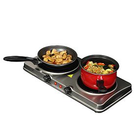 MegaChef Portable Dual Vitro-Ceramic Infrared Cooktop