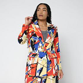 Megan Renee Cotton Twill Blazer