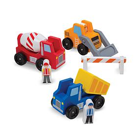 Melissa & Doug Construction Vehicle Set