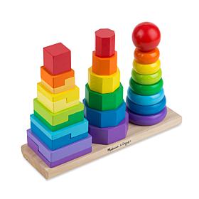 Melissa and Doug Geometric Stacker Set