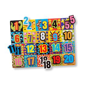 Melissa & Doug Jumbo Numbers Chunky Puzzle