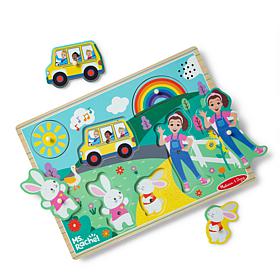 Melissa & Doug Ms. Rachel™ Wooden Song Puzzle 6-Piece Set