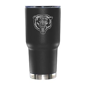 Memory Company 30oz Black Tumbler Etched Logo Bears