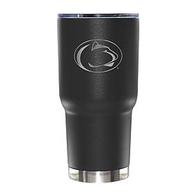 Memory Company 30oz Black Tumbler Etched Logo Penn State
