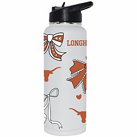 Memory Company 34oz Bow White Quencher Texas