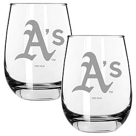 Memory Company Athletics 2PK 15oz Wine Glass