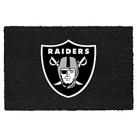 Memory Company Coir Fiber Door Mat with Vinyl Backing Raiders