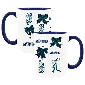 Memory Company Mariners 2pk 15oz Bow Coffee Mug