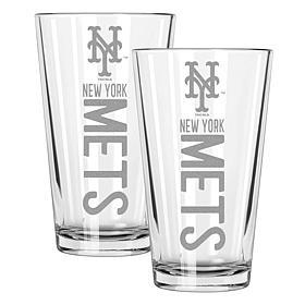 Memory Company Mets 2 pack
16oz Pint Glass