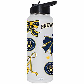 Memory Company MLB Brewers 34-oz Bow White Quencher Tumbler