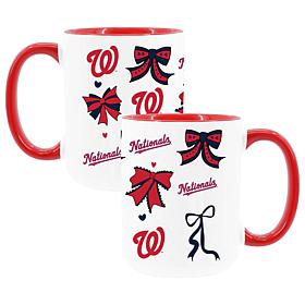 Memory Company Nationals 2pk 15oz Bow Coffee Mug