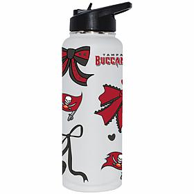 Memory Company NFL Buccaneers 34-oz Bow White Quencher Tumbler
