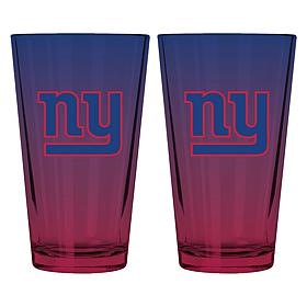 Memory Company NFL Giants 16oz Ombre Pint Glasses - 2-pack