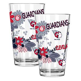 Memory Company Officially Licensed 2pk Flower Pint Glasses - Guardians