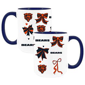 Memory Company Panthers 2pk 15oz Bow Coffee Mug