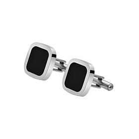 Men's Stainless Steel Square Cufflinks